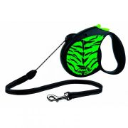 Рулетка 20кг 5м Flexi Safari тросс M green Tiger ГЕРМАНИЯ