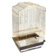 Клетка д/птиц 46,5*36*71см Триол ЗОЛОТО 6112G