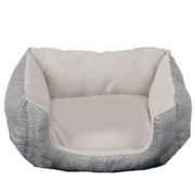 Pawise Лежанка д/соб Ромбы серая р.S 48*40*15см (Новый)