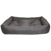 Лежанка Мега для крупных пород, цвет серый, 120х100х20 см