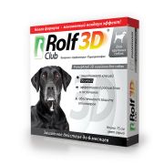 Рольф Клуб 3D Ошейник от клещей и блох для крупных собак 1/30--