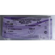 Нить Полигликолид Mepfil атр.№5/0 (0,75м) HR17 с колющей иглой