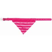 Ошейник  с галстучком Nylon, S–M: 30–38 cм/20 мм, фуксия