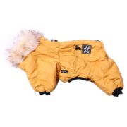 Комбинезон для собак Lion Nice-Style SLPK133 на девочку, цвет: горчичный (Размер XХL (спина 36 см, обхват шеи 28-40 см, обхват груди 44-60 см))