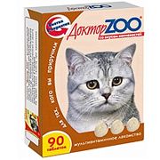 Доктор ZOO д/кош. 90 т с копченостями -2107-