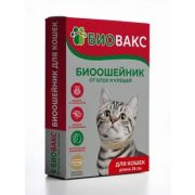 БиоВакс ошейник антипаразитарный от блох и клещей для кошек 35см БЕЖЕВЫЙ  (1/20)