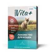 Vita+ мультивитаминное лакомство для кошек Антистресс кошачья мята 45гр