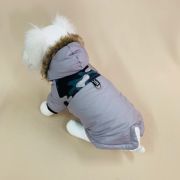 Парка 10 «Nice dog» мех, серый, S