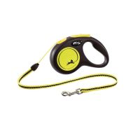 Поводок-рулетка Flexi Fun cord S 5m 12 kg Neon  ГЕРМАНИЯ