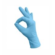 Перчатки L нитриловые смотровые неопудр.Nitrile OPTIMA , голубые 3,0гр. (уп.50пар)