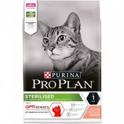 PRO PLAN CAT 3 кг д/к кастр/стерил орг/чув Лосось 1/4  7423
