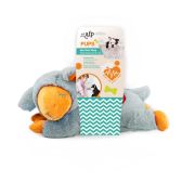 Игрушка д/собак Овечка с имитацией сердцебиения серая All For Paws Pups  38см 7344