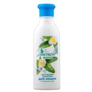 Чистюля Вака шампунь для кошек ПИТАЮЩИЙ с ароматом зеленого чая 250мл (1/12)    Н