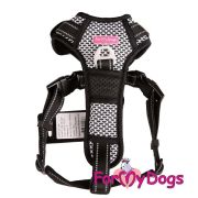 Шлейка черно/серая (XL; 4986