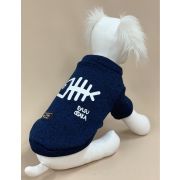 Толстовка 20 XXL бомбер Fish синий 8177