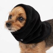 Капор зимний для собак р.L черный