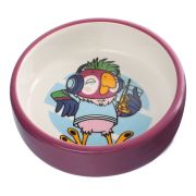 Миска для мелких животных керамическая «Попугай на чиле», 0.1л Triol СОЮЗМУЛЬТФИЛЬМ