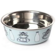 Миска для животных металлическая на резинке «Матроскин», 0.25лTriol СОЮЗМУЛЬТФИЛЬМ