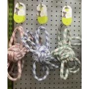 Игрушка NUNBELL д/собак канатная Мяч с петлей, d=8см l=22см, микс арт.2025-2837 Код275764