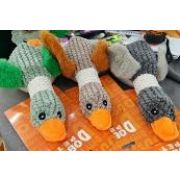 Игрушка-пищалка WOGY д/собак мягкая Утка 32х18х11см, крылья шуршат, микс арт.2025-2199 Код275750