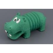 Игрушка-пищалка NUNBELL д/собак Бегемот 22х10х9см, хрюкает, латекс, микс арт.2024-8941 Код275078