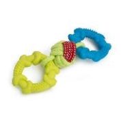 Игрушка WOGY д/собак Клубок d=6.5см с кольцами 2шт d=10.5см, микс арт.2024-7761 Код274811