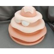 Игрушка WOGY д/кошек Трек-торт 24х17см трехъярусный с шариками, микс арт.2025-2286 Код276050