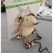 Игрушка WOGY д/кошек мягкая Мышка 10х7х3.5см с кошачьей мятой на веревочке l=15см с кольцом, микс арт.2025-2193 Код275747