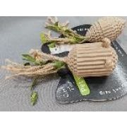 Игрушка WOGY д/кошек Мышка-когтеточка 14х4см с джутовым хвостиком и колокольчиком, картон арт.2025-2279 Код276048