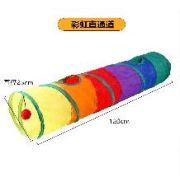 Игрушка WOGY д/кошек Тоннель 110х25см с дразнилкой Шарик меховой d=4.5см арт.2025-2644 Код276054