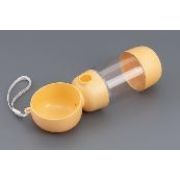 Автопоилка WOGY д/животных 400мл 20х10х7см походная, с функцией возврата воды в бутылку, дополнительная съемная чаша, микс арт.2025-2553 Код275411