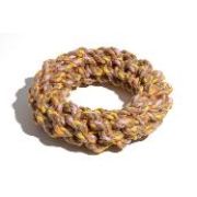 Игрушка WOGY д/собак канатная Кольцо 18х4.5см с волокнами конопли арт.2024-0798 Код272647