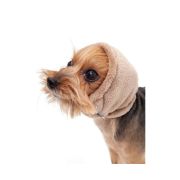 Шапка зимняя для собак р.S бежевая