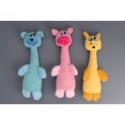 Игрушка-пищалка WOGY д/собак мягкая Зверята 42х12см, конечности шуршат, микс арт.2024-8745 Код275100