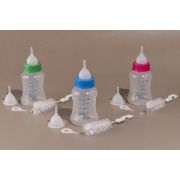 Набор WOGY для вскармливания животных 4пр: бутылочка 150мл 14х6см, соска, ершик, игла д/сосок, микс арт.2024-3332 Код273519