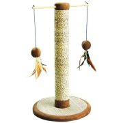 Pawise Когтеточка Столбик Карусель 35*35*55см (1/8)