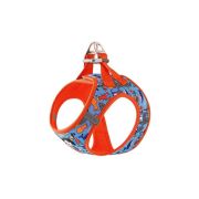 TrueLove Шлейка д/соб мягкая сетчатая Обитатели морей сине-оранжевая р.M 32-34/44-48см (Новый)