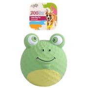 Игрушка д/соб Zootex Лягушка-мяч с пищалкой латекс 10см All For Paws