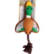 Игрушка д/соб Real Tuff Кряква с канатом текстиль 34см Pawise