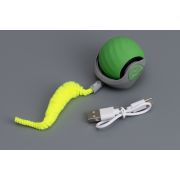 Игрушка WOGY д/кошек интерактивная Шар d=4.5см LED с червячком l=9см, 2 режима интенсивности игры, USB, микс арт.2024-7801 Код275143