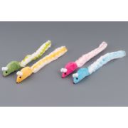 Игрушка д/кошек WOGY набор Мышки-погремушки 2шт 23/7х2.5х2.5см, хвост шуршит, микс арт.2025-2186 Код276184