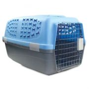 Переноска 60х39х35см Триол АВИАСТАНДАРТ голубая SH3662