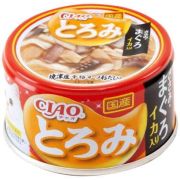 INABA Ciao Toromi конс 80гр д/кош Куриное филе/Тунец Магуро/Кальмар в бульоне