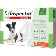 Инспектор Quadro Капли для собак 4-10кг 1/40  1шт.