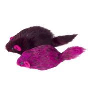 Игрушка д/кошек Мышь 7,5см натур мех  Триол М003С 22161004 1/24