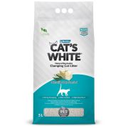 Наполнитель CATS WHITE д/кошек КОМКУЮЩИЙСЯ Marseille Soap аромат марсельского мыла 5л