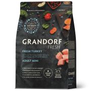 GRANDORF Fresh Dog 1кг Adult Mini Turkey&Sweet Potato (Свежее мясо индейки с бататом д/собак мелк. пор.