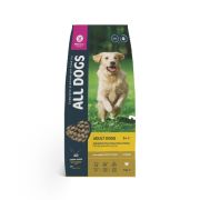 ALL DOGS 20кг д/собак взрослых с курицей  1/3
