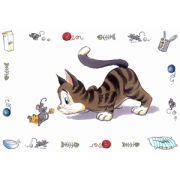 Коврик под миску Трикси «Кошка» 24544 ТРИКСИ