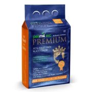 Пеленки 60*60 см  10шт впитывающая одноразовая черная PETMIL WC BLACK PREMIUM 2702